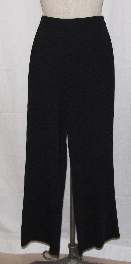 Grace Dane Lewis Petite Black Rayon Blend Pants Sz P S