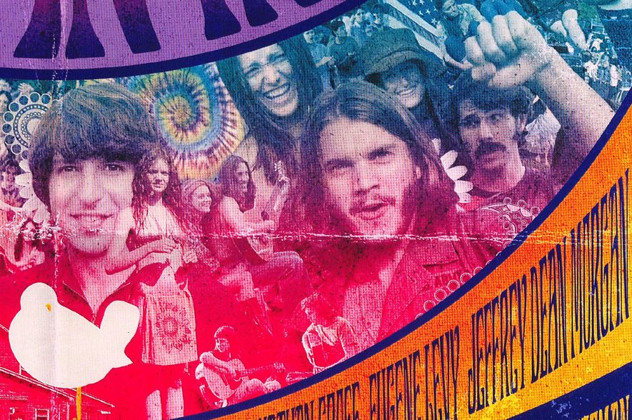 TAKING WOODSTOCK MOVIE POSTER 2sided CONCERT FILM