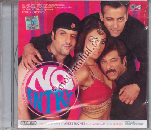 No Entry / Salman Khan, Anil Kapoor, Fardeen Khan ( Bollywood Music CD 