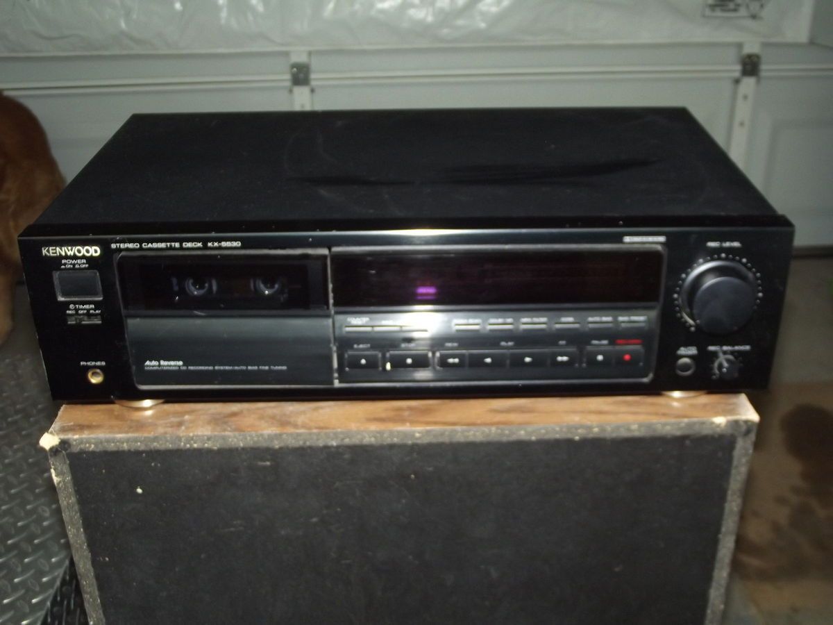 Vintage Kenwood Stereo Cassette Deck Model KX 5530