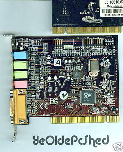 AOpen Cobra PCI Sound Card AW744B R Yamaha XG Audio Chipset