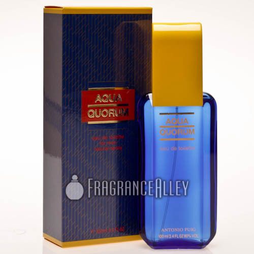 AQUA QUORUM by Antonio Puig 3.4 oz. edt Cologne for Men Spray * New in 