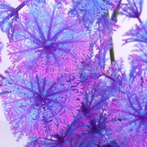 Purple Simulation Aquatic Grass for Fish Tank Aquarium Large