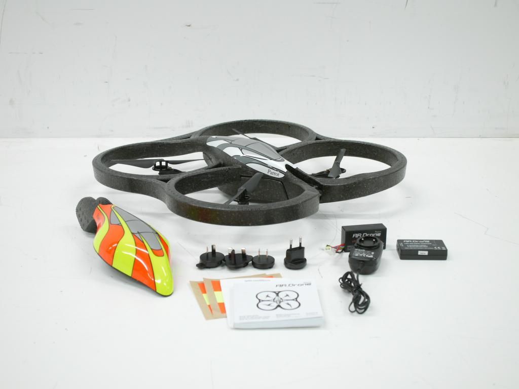 Parrot AR Drone Quadricopter Controlled by iPod Touch iPhone iPad and 