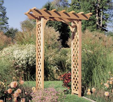 New Rustic Cedar Lovely Summer Garden Pergola Arbor