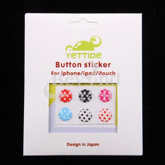   Button Sticker for Apple iPhone 4S 4G 3GS iPad 2 iPod Touch