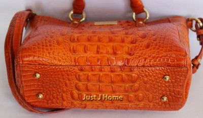 Brahmin Mini Arno Melbourne Tote Popsicle Orange $215