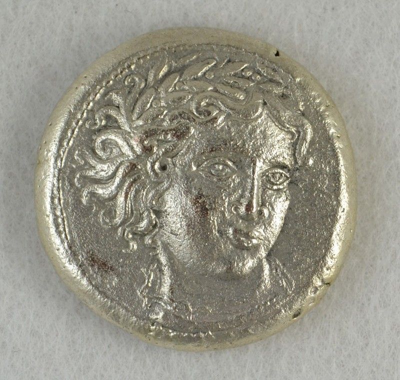   Tetradrachm of Amphipolis Macedon A Superb Rendering of Apollo