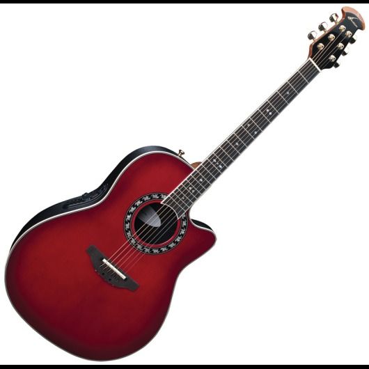 New Ovation Legend 2077AX Cherry Burst Deep Contour Acoustic Electric 