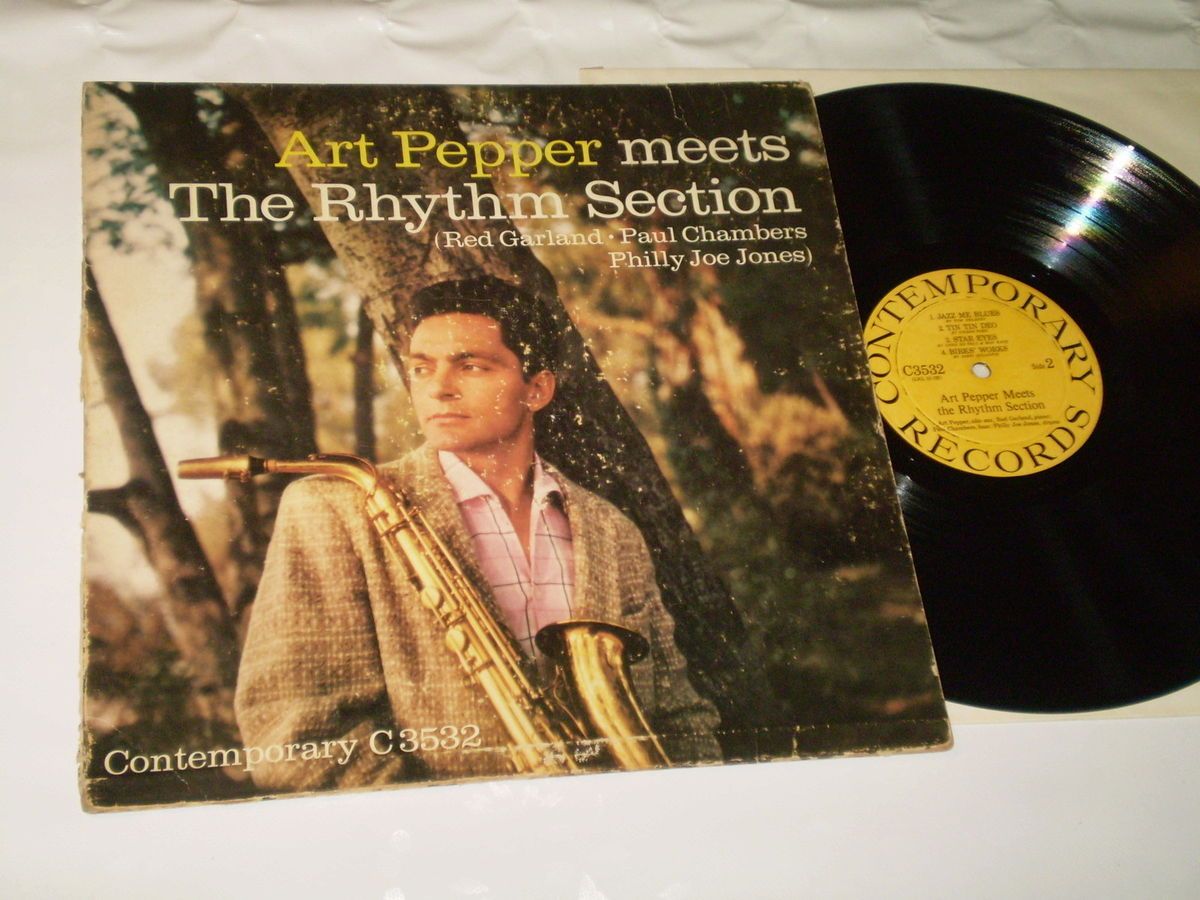 Art Pepper Meets The Rhythm Section LP Contemporary C3532 Mono Orig 