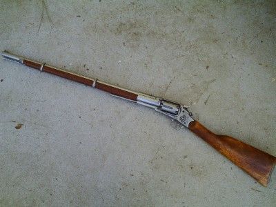 Replica Revolving Colt 1855 El Dorado Bull Harris John Wayne .44 Rifle 