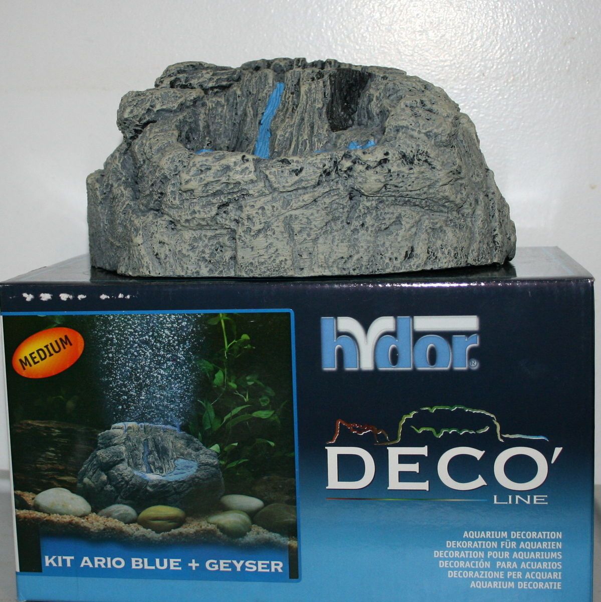 Hydor Kit Ario Blue Geyser Medium Aquarium Decoration