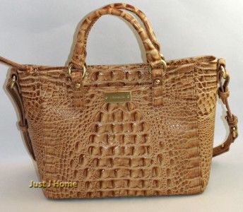 brahmin mini arno tote praline melbourne nwt