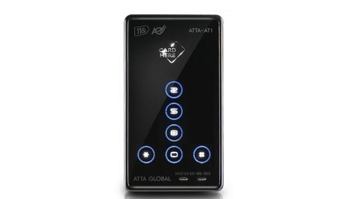 Atta AT1 Keyless Digital Door Lock Touch Screen Black