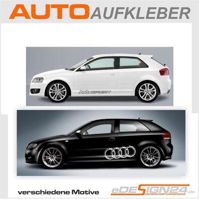 E67 Audi Ringe Sline Quattro Sticker Auto Aufkleber A3 on PopScreen