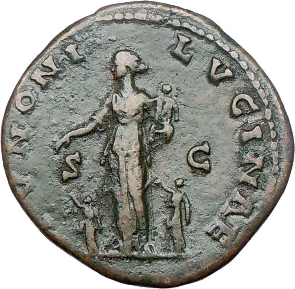 Faustina II Marcus Aurelius WFE154AD Roman Coin Lucilla