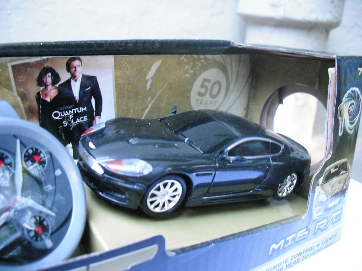 James Bond 50TH ASTON MARTIN DBS QOS WATCH CONTROLLED R C LIGHT SOUND 