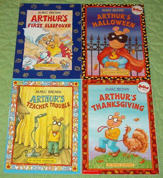 Lot 8 Arthur Scholastic Children Picture Books Marc Brown