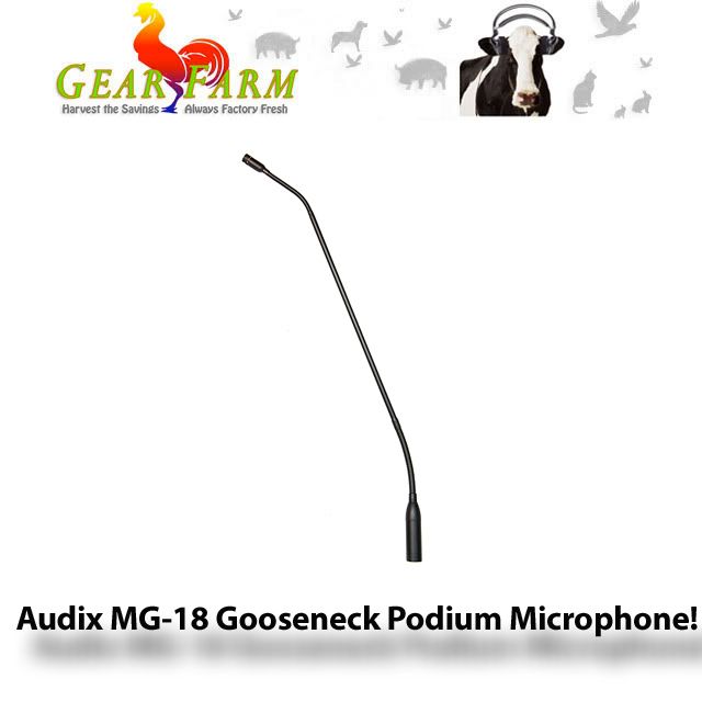 Audix MG18 Condenser Podium GOOSE Neck Mic Fast SHIP