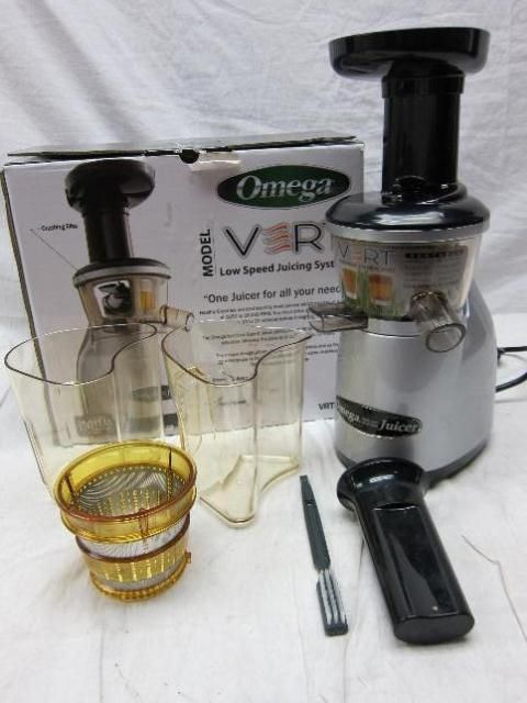   Duty Dual Stage Vertical Single Auger Low Speed Juicer Silver