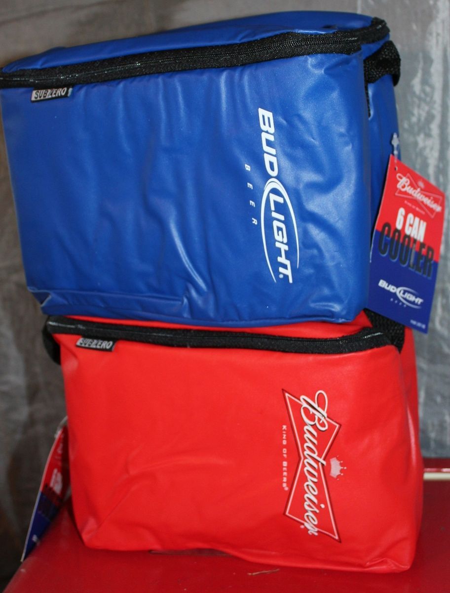 Budweiser Bud Light Sub Zero 6 Can Cooler New with Tags