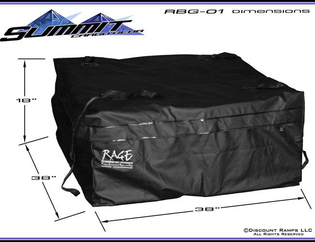 WATERPROOF CAR TOP ROOF RACK BAG LUGGAGE CARGO CARRIER (RBG 01)