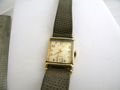 Vintage Hamilton Ashley Model 14k Gold Fill Watch