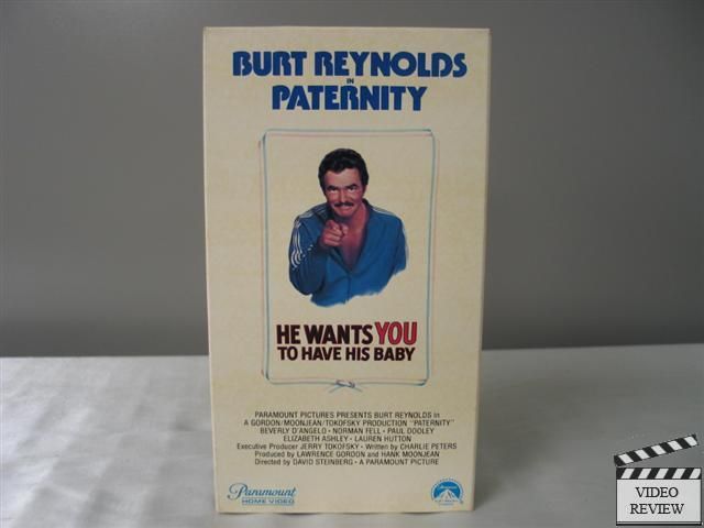 Paternity VHS Burt Reynolds, Beverly DAngelo, Norman Fell