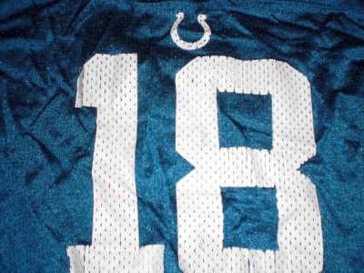   Manning 18 NFL Football Jersey Boys XL 18 20 Reebok Free SHIP