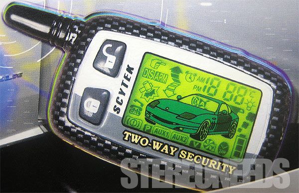 New Scytek Astra 777 2 Way Remote LCD Pager Car Alarm