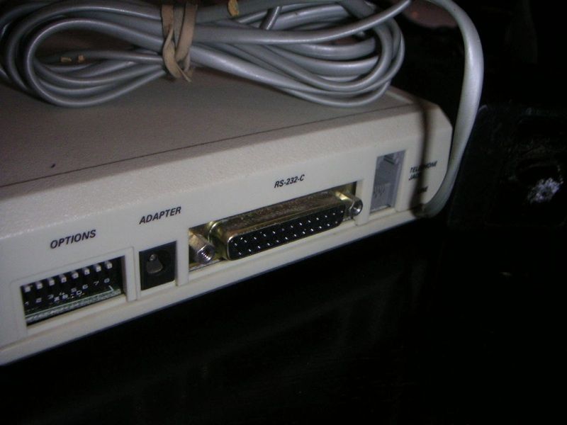 Atari ST Computer Avatex 1200 baud RS 232 Modem 