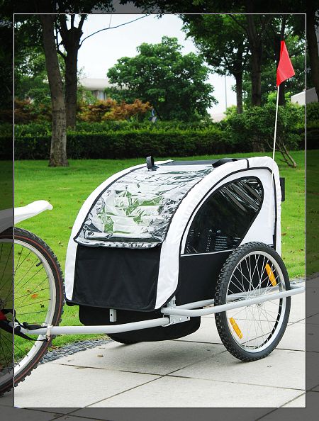   Baby Bike Trailer Stroller Black Jogger Jogging Kids Bicycle