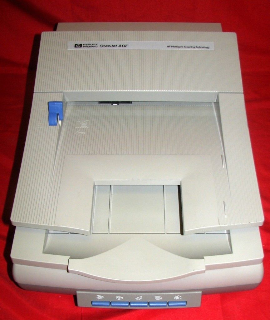   SCANJET USB COLOR SCANNER W/ AUTOMATIC DOCUMENT FEEDER C7670A S/N 7205