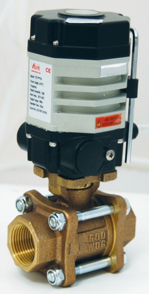 Electric Actuated Ball Valve 120 Vac 1 Brass Ball Valve