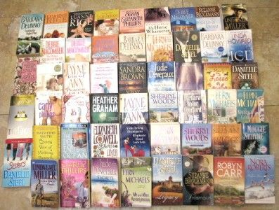 Romance 53 PB Book Lot Debbie Macomber Fern Michaels Linda Lael Miller 