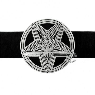   premier punk rock n roll store for over 30 years baphomet belt buckle