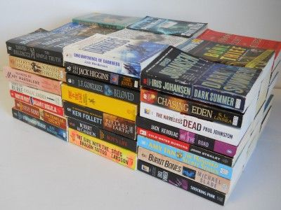   Fiction Paperback Books Iris Johansen David Baldacci Dale Brown