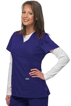 Greys Anatomy By Barco Junior Fit V Neck Scrub Top 4153 (F)