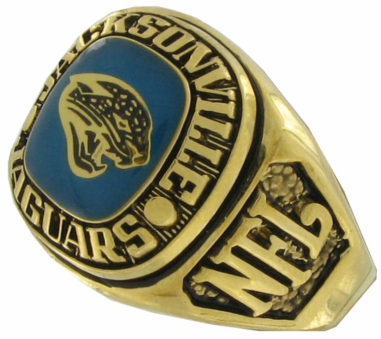 Balfour Ring Football NFL Team Jacksonville Jaguars Sz 9 5