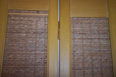 Blindz Bamboo Interior Shutter Set 32w x 24 H Mocca