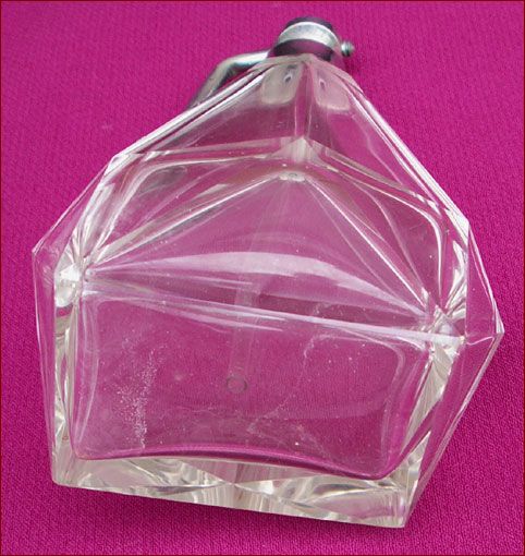 Baccarat French Perfume Bottle Atomizer Crystal Glass Art Deco 1935 