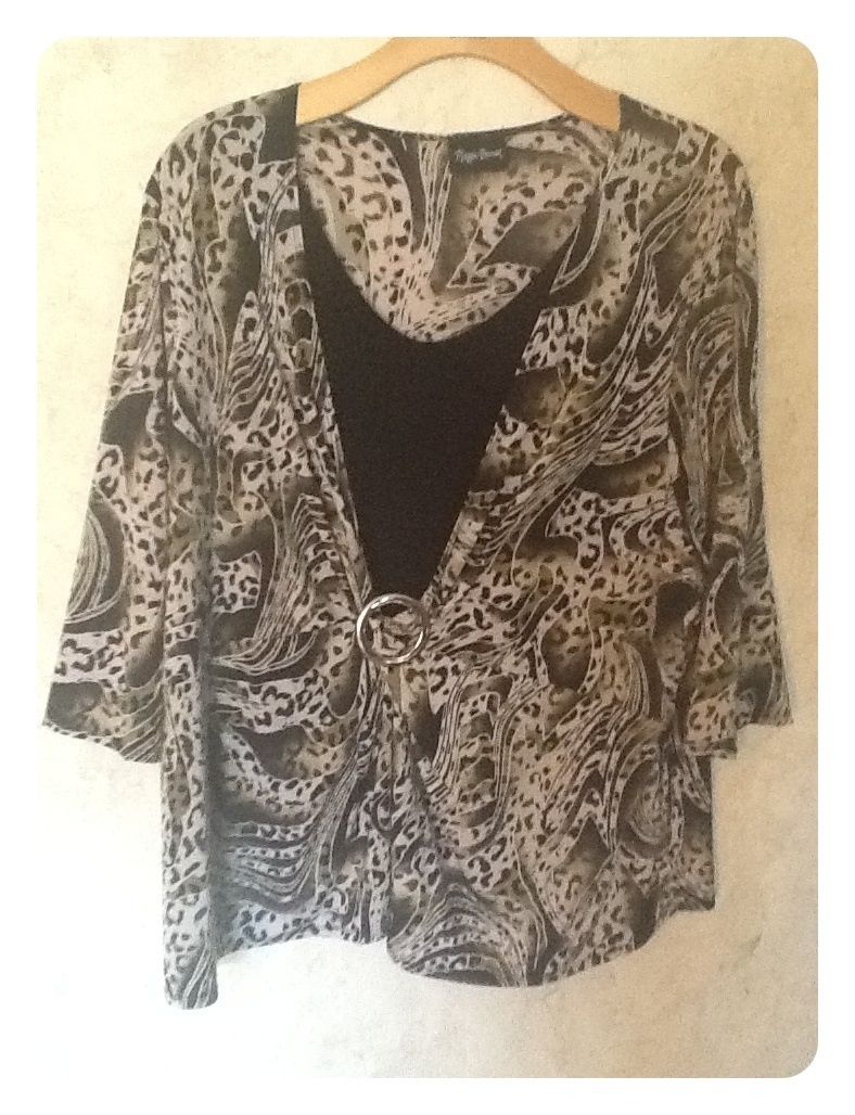 Womans Plus Size 4X Maggie Barnes Casual to Career Top