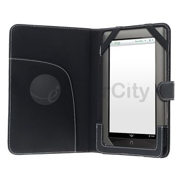 Black PU Leather Case Pouch Cover For  Nook Tablet