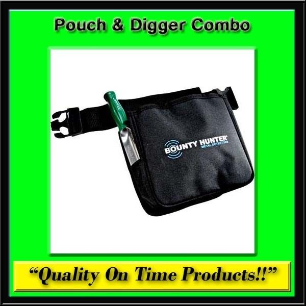New Bounty Hunter Pouch & Digger Combo Tools carrying case nylon black 