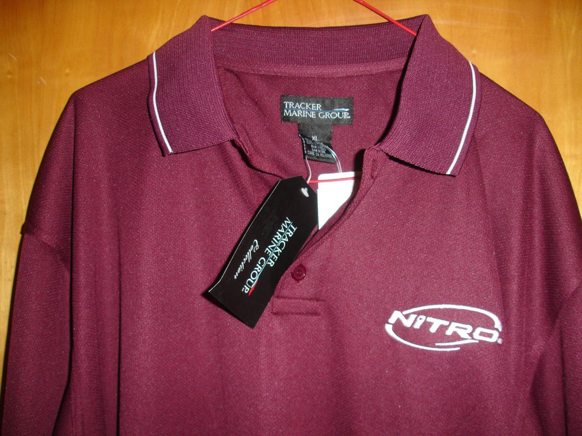 New Nitro Bass Fishing Boat Tournament Shirt Bass Pro Shops Size EX 