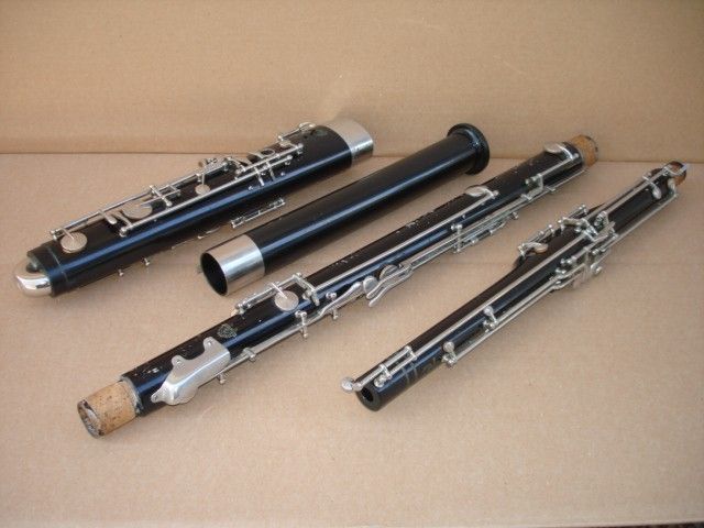 Linton 5K Bassoon   Mixed Parts Plastic & Wood for Restoration 15782 