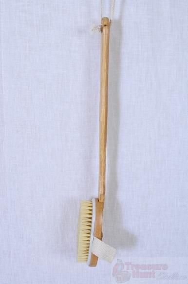 Private Quarters Long Handle Bath Brush Natural