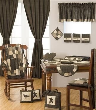 Black Khaki Plaid Curtains Kettle Grove Panels Swags