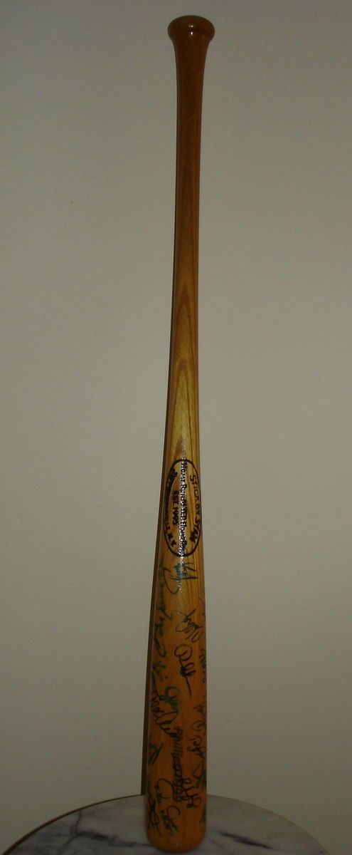 1999 Autographed Phillies bat   Stick by Stan special from Veterans 