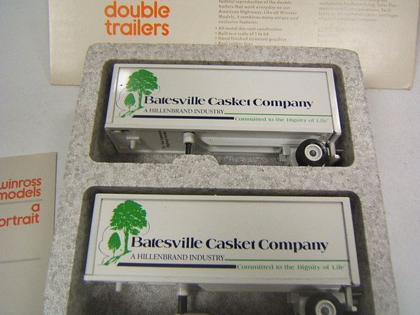 Winross Batesville Casket Company International Doubles